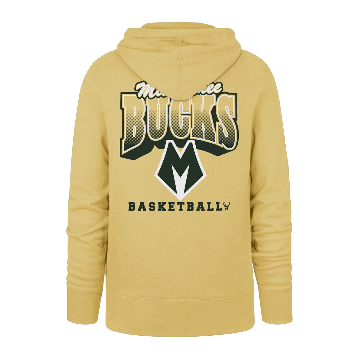 Milwaukee Bucks '47 2025/26 City Edition Jab Step Headline Hoodie Gold - 47 brand