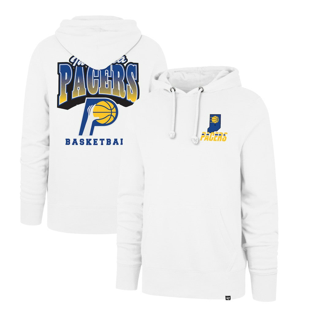 Indiana Pacers '47 2025/26 City Edition Jab Step Headline Hoodie White - 47 brand