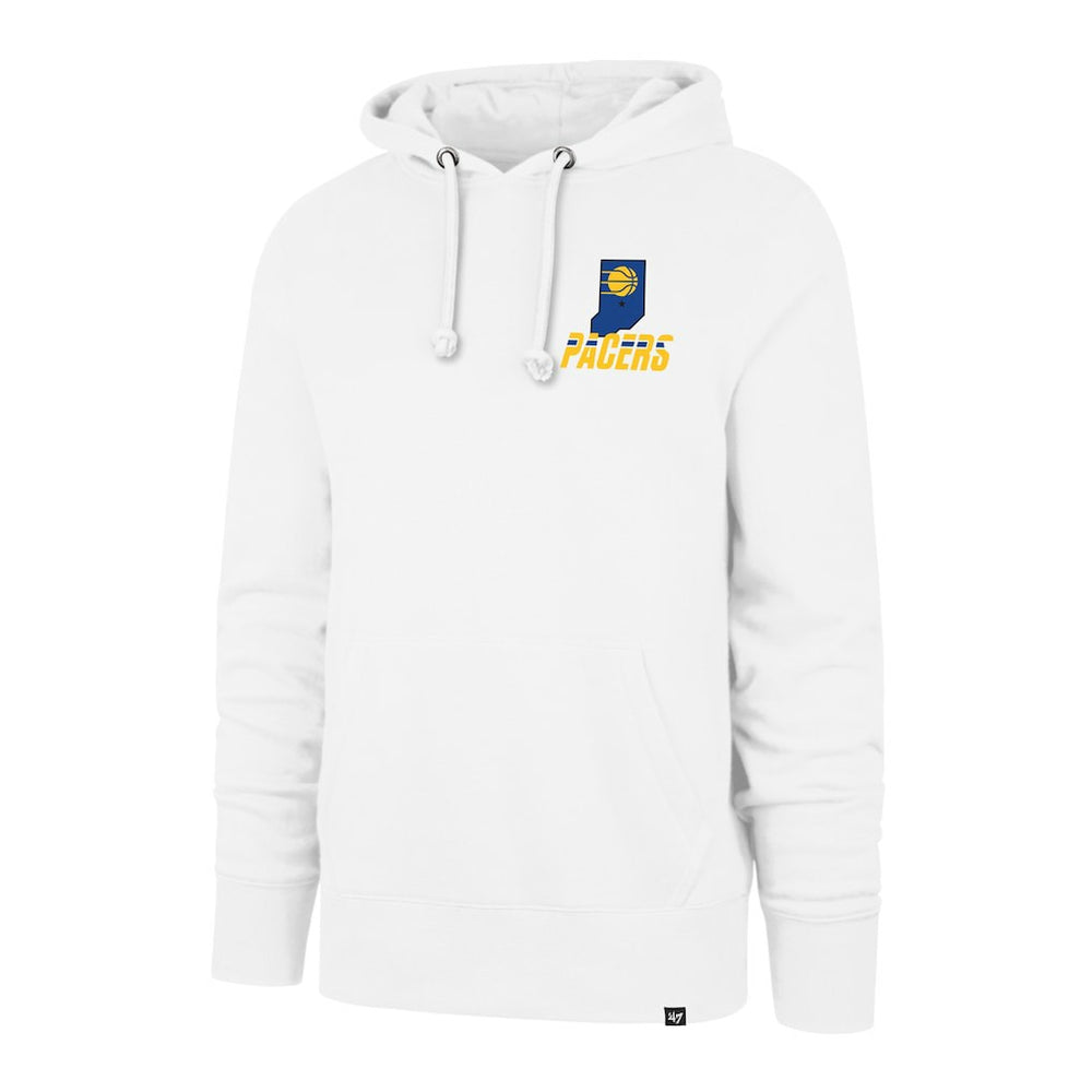 Indiana Pacers '47 2025/26 City Edition Jab Step Headline Hoodie White - 47 brand
