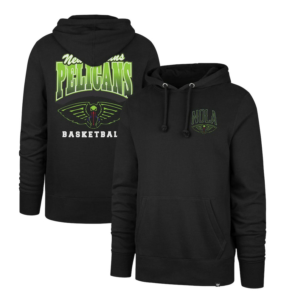 New Orleans Pelicans '47 2025/26 City Edition Jab Step Headline Hoodie Black - 47 brand
