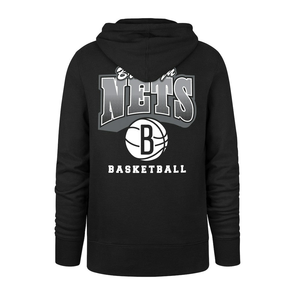 Brooklyn Nets '47 2025/26 City Edition Jab Step Headline Hoodie Black - 47 brand