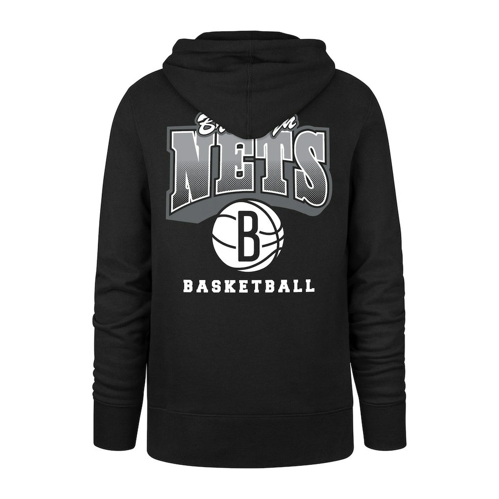 Brooklyn Nets '47 2025/26 City Edition Jab Step Headline Hoodie Black - 47 brand