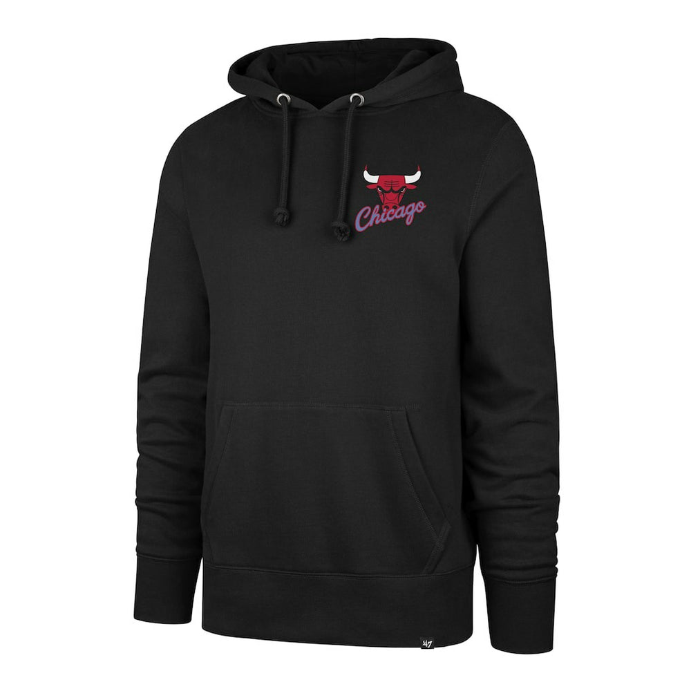 Chicago Bulls '47 2025/26 City Edition Jab Step Headline Hoodie Black - 47 brand outlet