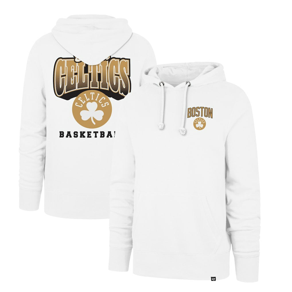Boston Celtics '47 2025/26 City Edition Jab Step Headline Hoodie White - 47 brand