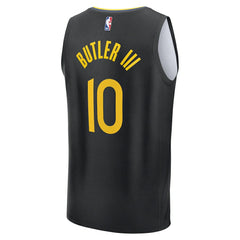 Jimmy Butler III Golden State Warriors Fast Break Replica Player Jersey Statement Editi- Black - Fanatics