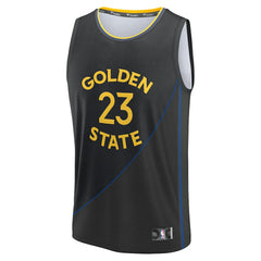 Draymond Green Golden State Warriors Fast Break Replica Player Jersey Statement Editi- Black - Fanatics