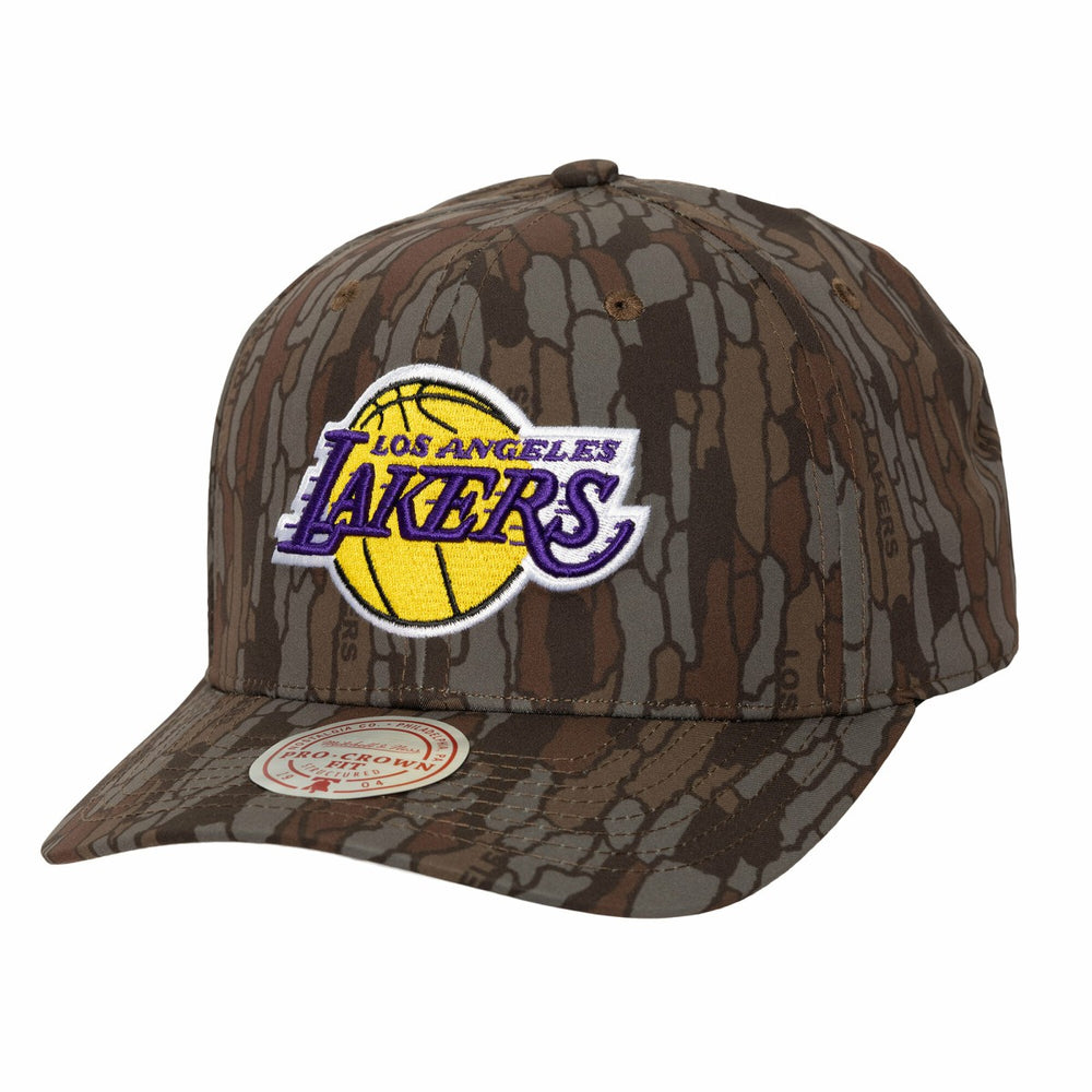 Los Angeles Lakers Hidden Pro-Crown Adjustable Hat Camo - Mitchell & Ness outlet