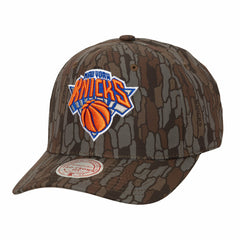 New York Knicks Hidden Pro-Crown Adjustable Hat Camo - Mitchell & Ness