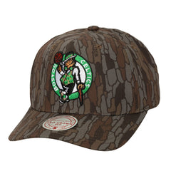 Boston Celtics Hidden Pro-Crown Adjustable Hat Camo - Mitchell & Ness