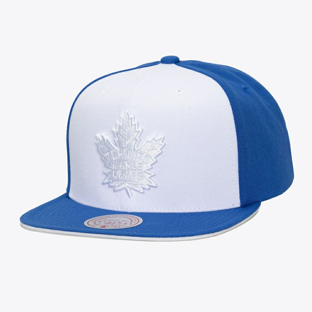 Toronto Maple Leafs Mitchell & Ness Color Pop Snapback Hat - White/Blue | US 202986767
