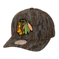 Chicago Blackhawks Mitchell & Ness Hidden Camo Pro Crown Adjustable Hat - Camo | US 202986773