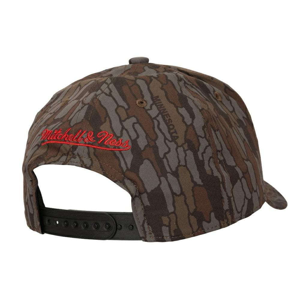 Minnesota Wild Mitchell & Ness Hidden Camo Pro Crown Adjustable Hat - Camo | US 202986779