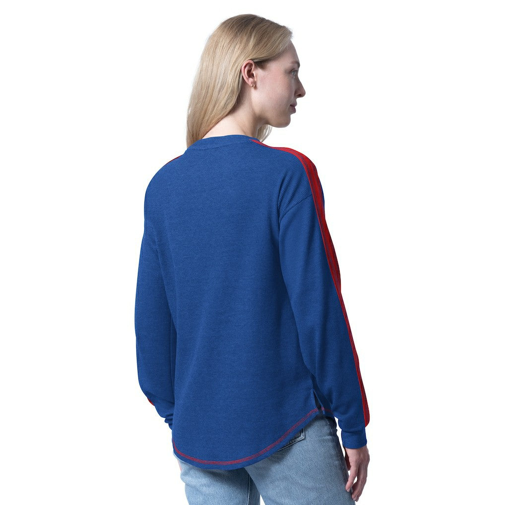 Philadelphia 76ers G-III 4Her by Carl Banks Women's Advantage Tri-Blend Long Sleeve T-Shirt Royal