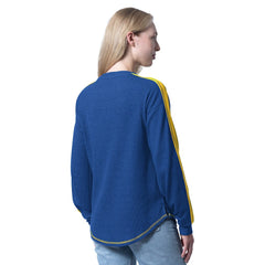 Golden State Warriors G-III 4Her by Carl Banks Women's Advantage Tri-Blend Long Sleeve T-Shirt Royal outlet