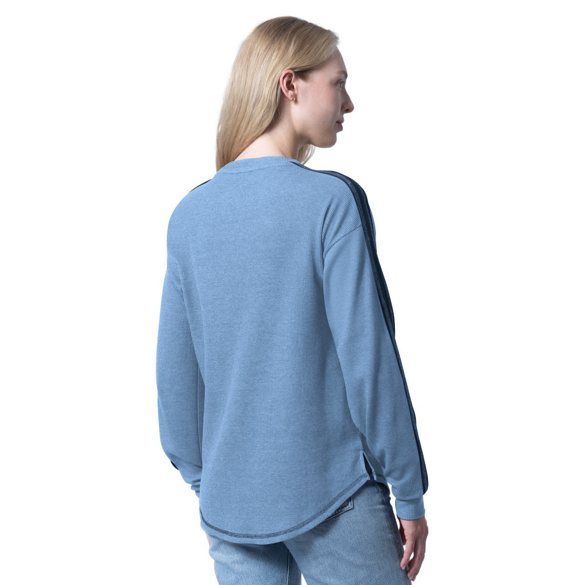 Memphis Grizzlies G-III 4Her by Carl Banks Women's Advantage Tri-Blend Long Sleeve T-Shirt Light Blue
