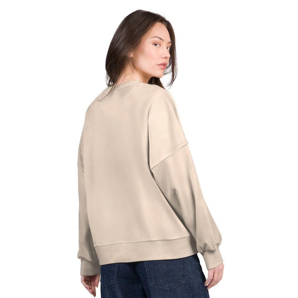 Dallas Mavericks G-III 4Her by Carl Banks Women's Oversized Vet II Sweatshirt Natural