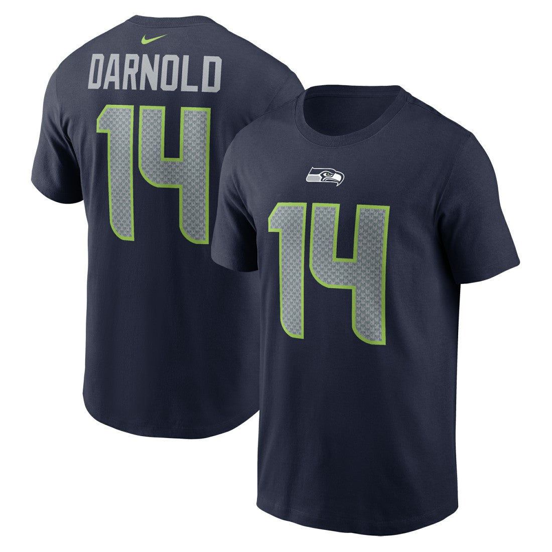 Sam Darnold Seattle Seahawks Name & Number T-Shirt - College Navy T-shirts