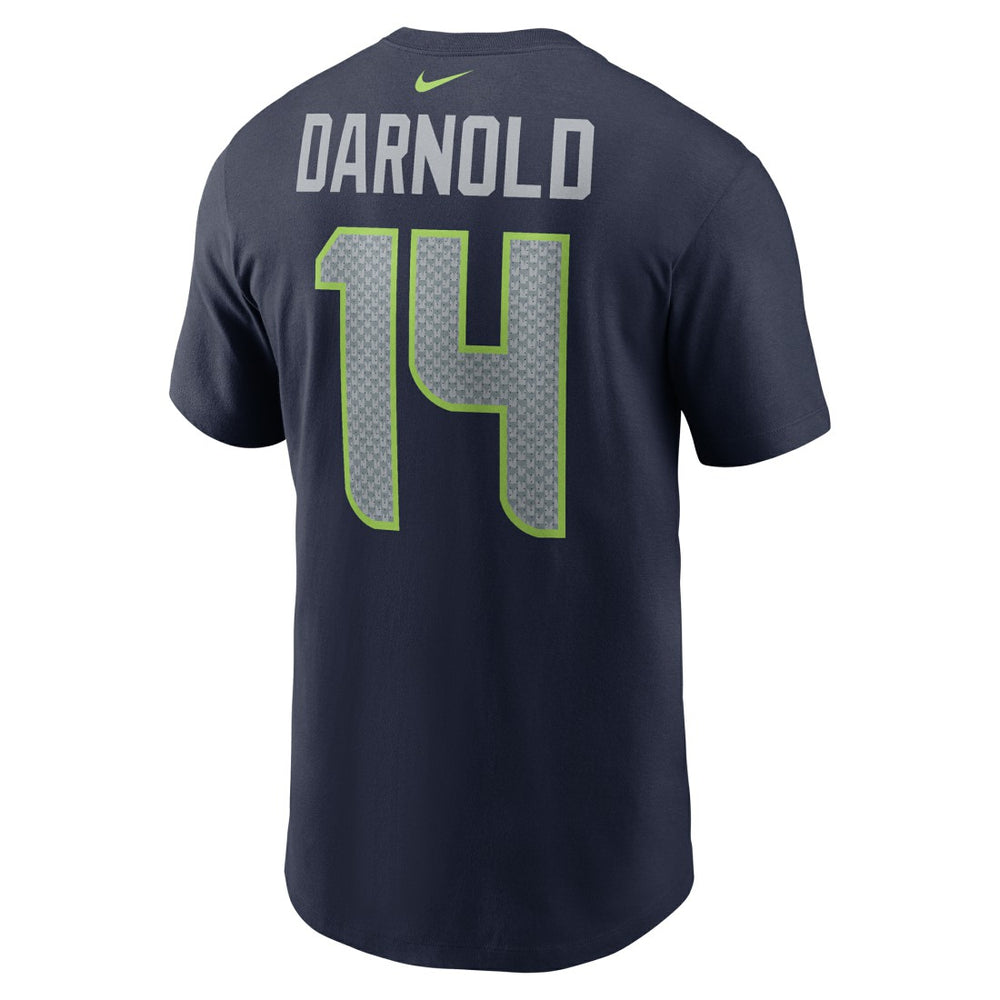 Sam Darnold Seattle Seahawks Name & Number T-Shirt - College Navy T-shirts