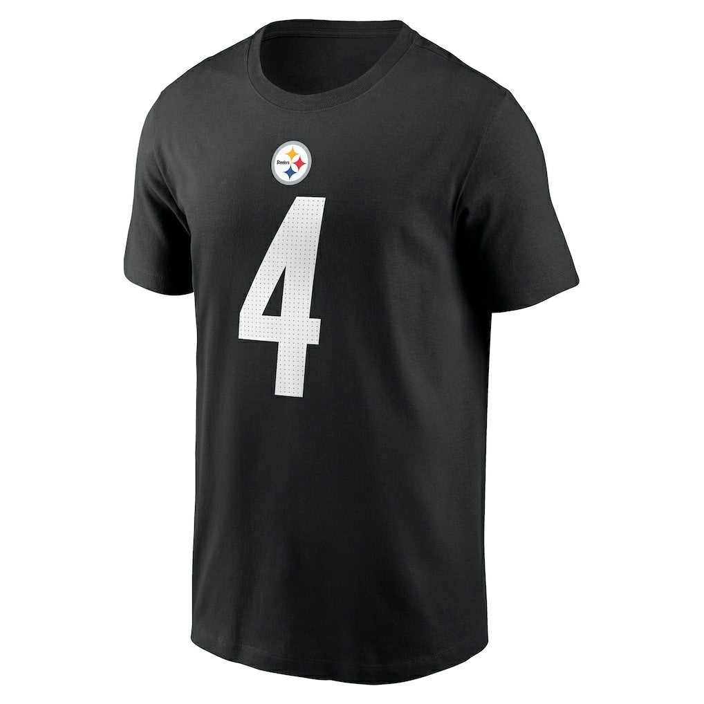 DK Metcalf Pittsburgh Steelers Name & Number T-Shirt - Black T-shirts