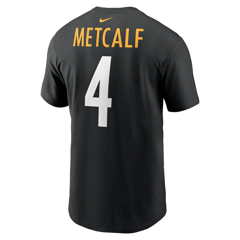 DK Metcalf Pittsburgh Steelers Name & Number T-Shirt - Black T-shirts