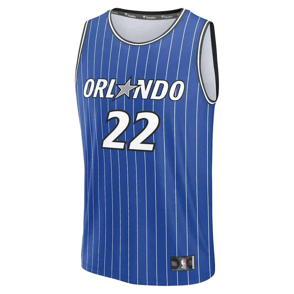 Franz Wagner Orlando Magic Fast Break Replica Player Jersey Icon Edition Blue - Fanatics
