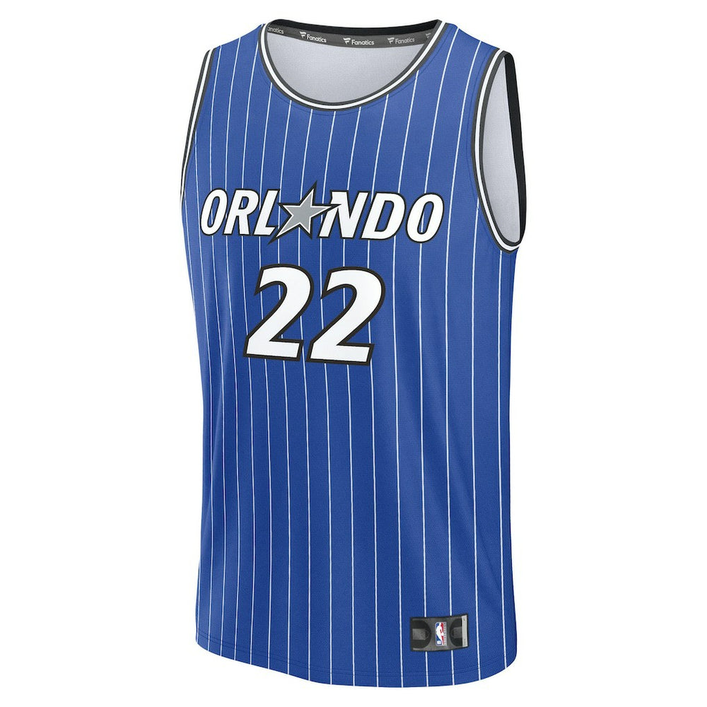 Franz Wagner Orlando Magic Fast Break Replica Player Jersey Icon Edition Blue - Fanatics
