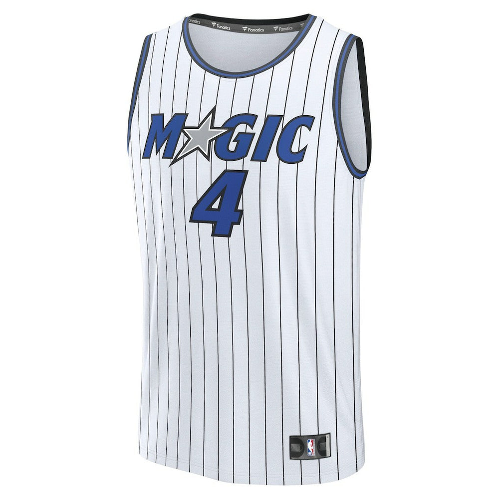 Jalen Suggs Orlando Magic Fast Break Replica Jersey White Association Edition - Fanatics