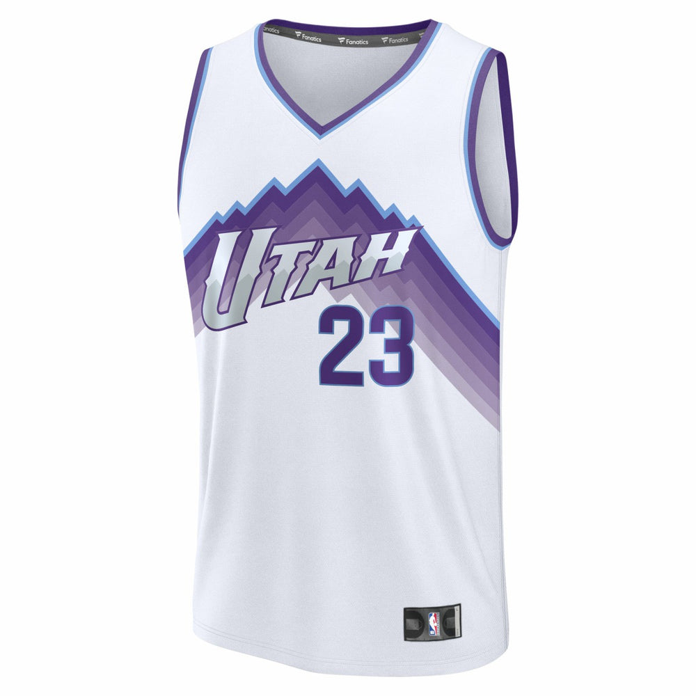 Lauri Markkanen Utah Jazz Fast Break Replica Jersey Association Edition White - Fanatics