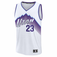 Lauri Markkanen Utah Jazz Youth Fast Break Replica Jersey Association Edition White - Fanatics