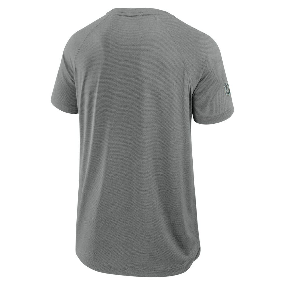 Edmonton Oilers Fanatics 2025 Stanley Cup Playoffs Authentic Pro Rink Performance T-Shirt - Heather Gray | US 202988434
