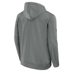 Edmonton Oilers Fanatics 2025 Stanley Cup Playoffs Authentic Pro Rink Fly Fleece Pullover Hoodie - Gray | US 202988480
