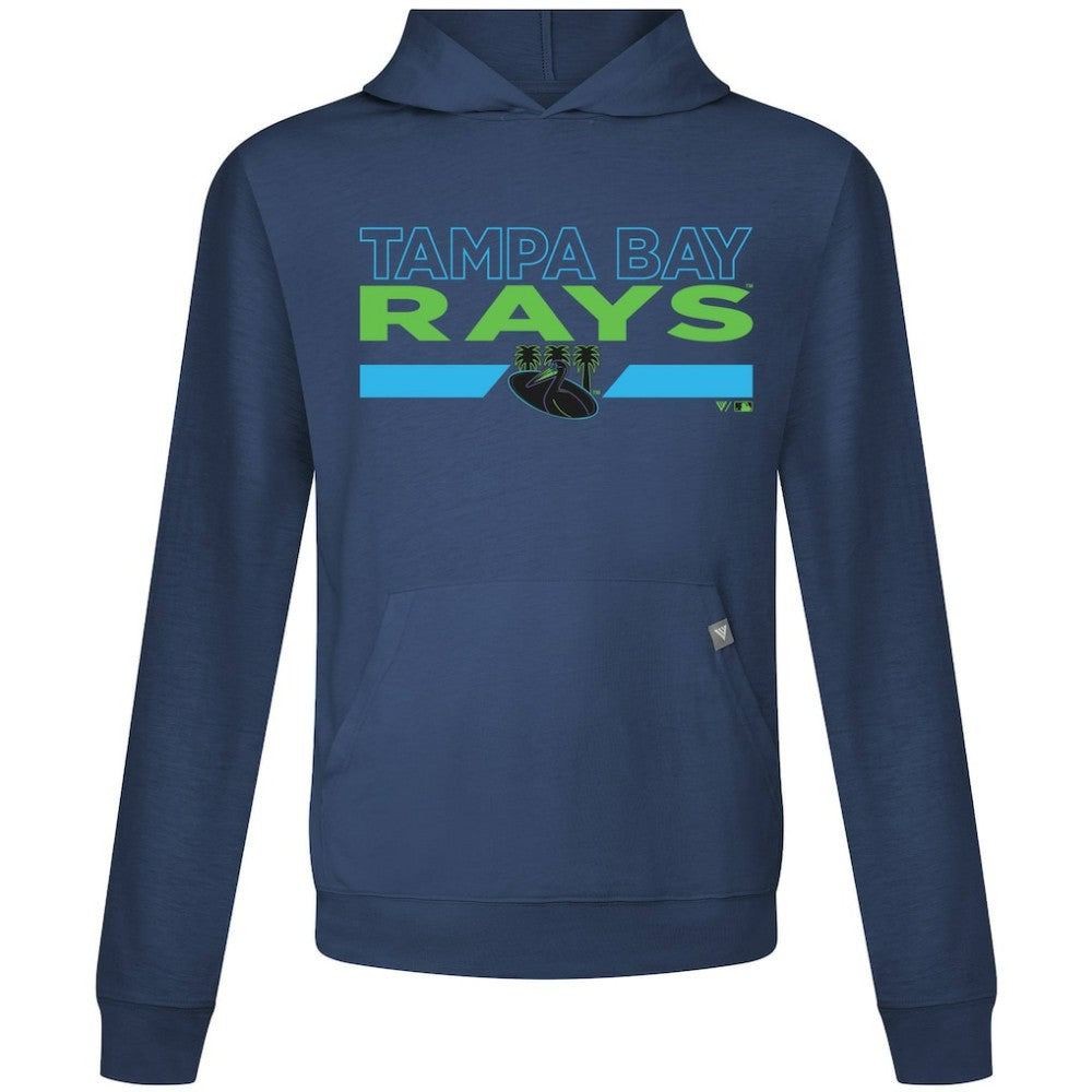Tampa Bay Rays Levelwear City Connect Relay No Hitter Pullover Hoodie - Navy Hoodies