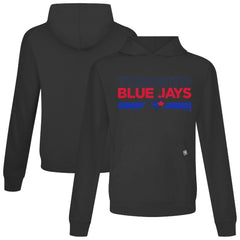 Toronto Blue Jays Levelwear City Connect Relay No Hitter Pullover Hoodie - Black Hoodies