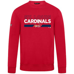 St. Louis Cardinals Levelwear City Connect Zane No Hitter Pullover Sweatshirt - Red Pullover