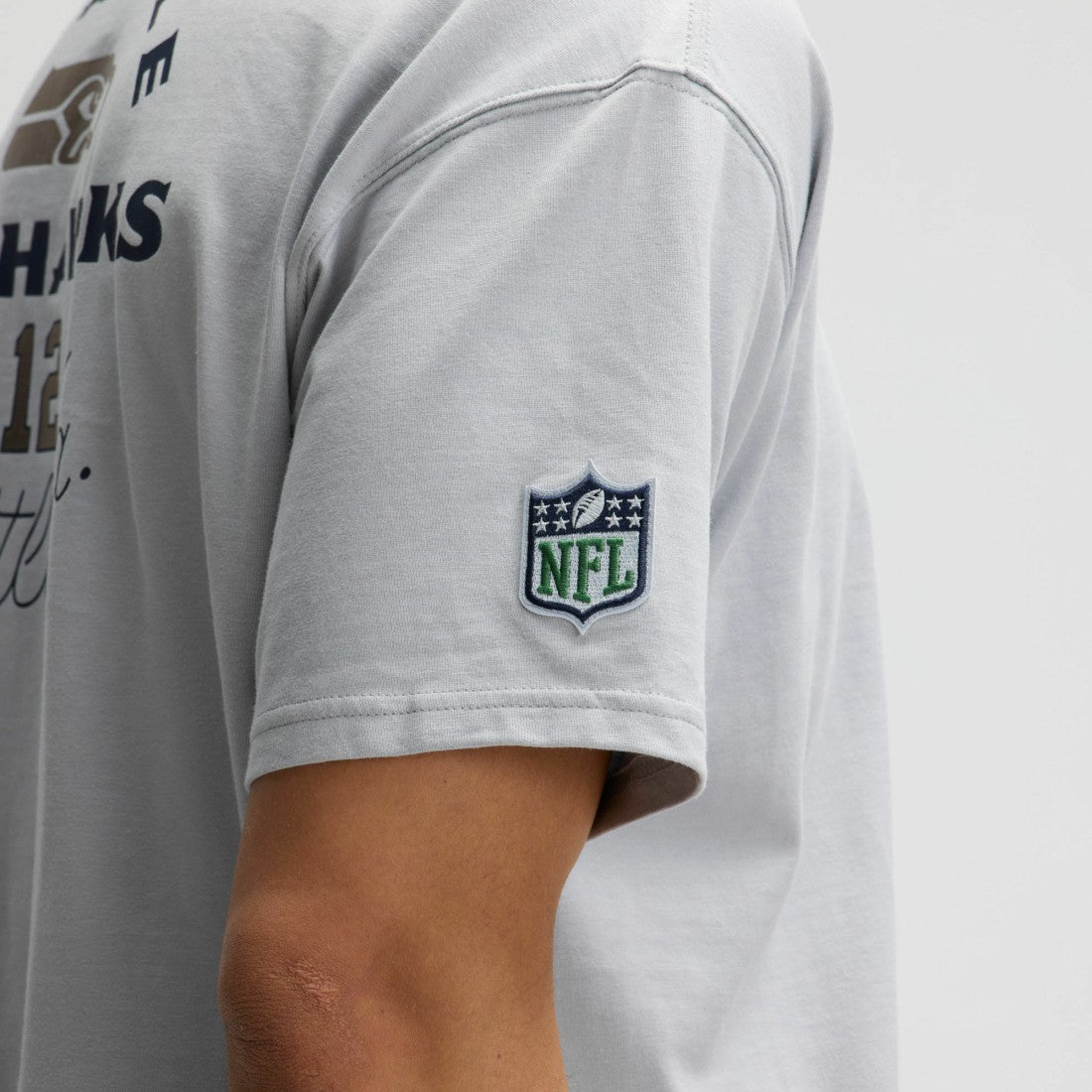 Seattle Seahawks 2025 Rivalries Collection Essential Max90 T-Shirt - Wolf Gray T-shirts