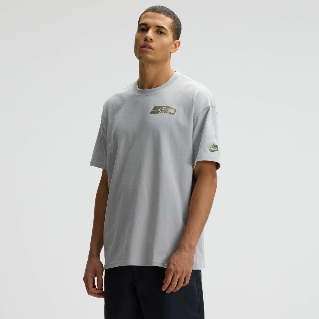 Seattle Seahawks 2025 Rivalries Collection Essential Max90 T-Shirt - Wolf Gray T-shirts