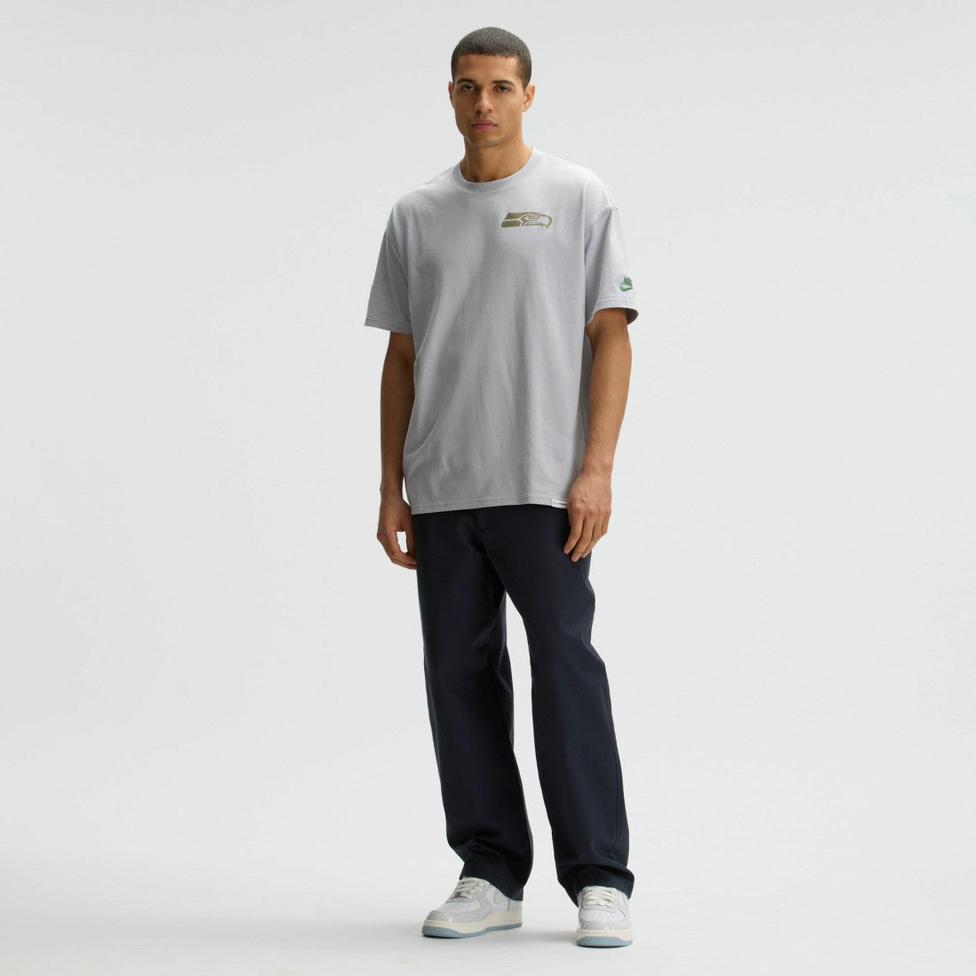 Seattle Seahawks 2025 Rivalries Collection Essential Max90 T-Shirt - Wolf Gray T-shirts