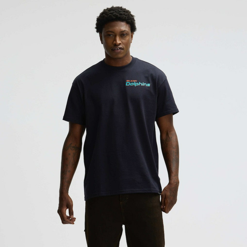 Miami Dolphins 2025 Rivalries Collection Essential Max90 T-Shirt - Pitch Blue T-shirts