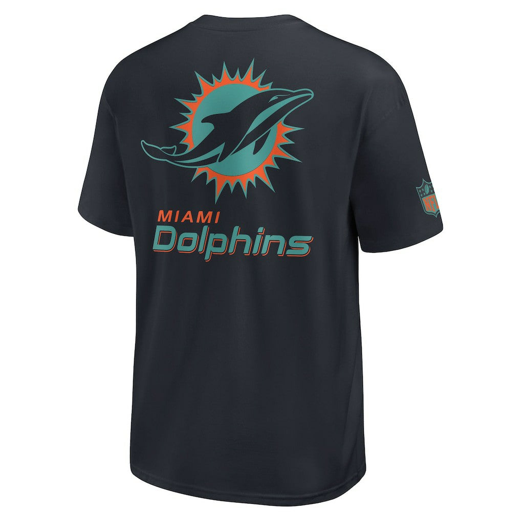 Miami Dolphins 2025 Rivalries Collection Essential Max90 T-Shirt - Pitch Blue T-shirts