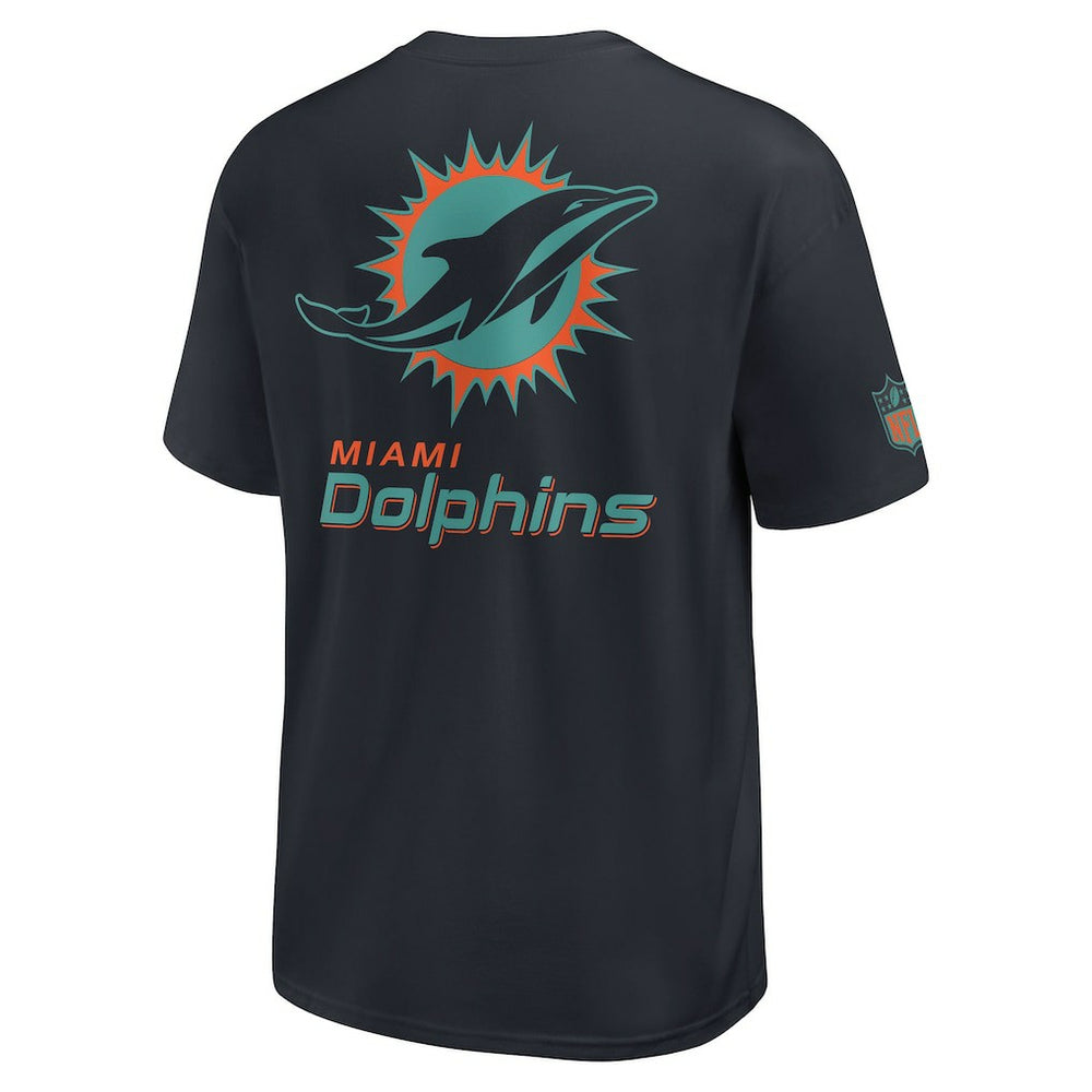 Miami Dolphins 2025 Rivalries Collection Essential Max90 T-Shirt - Pitch Blue T-shirts