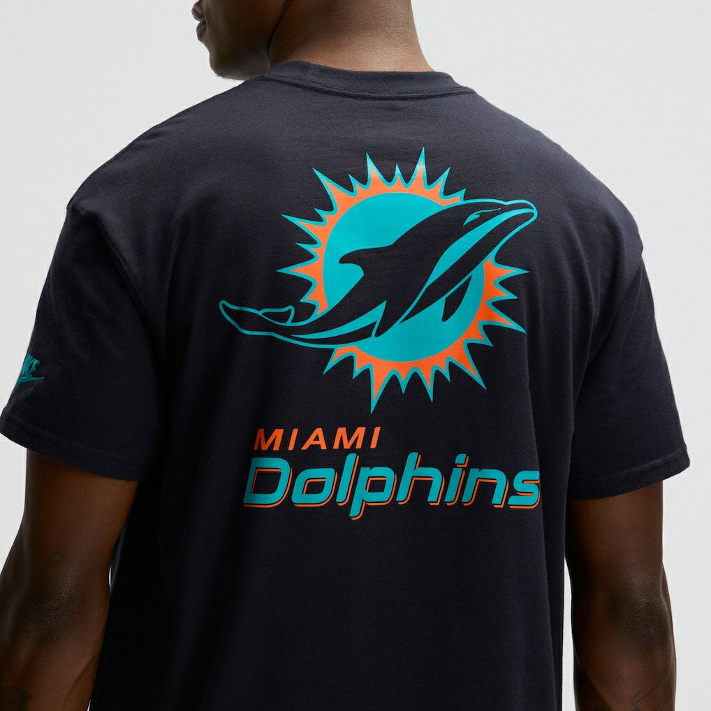 Miami Dolphins 2025 Rivalries Collection Essential Max90 T-Shirt - Pitch Blue T-shirts