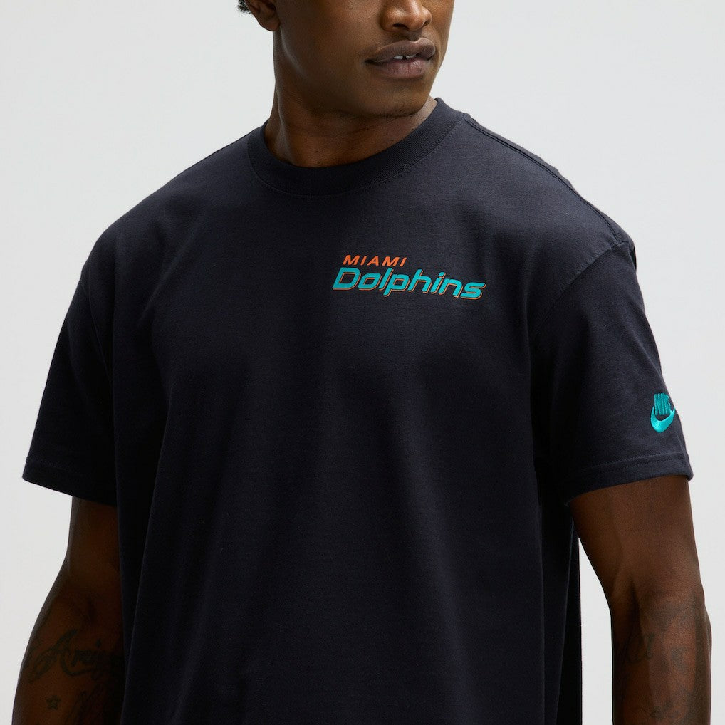 Miami Dolphins 2025 Rivalries Collection Essential Max90 T-Shirt - Pitch Blue T-shirts