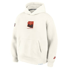 Arizona Cardinals 2025 Rivalries Collection Oversized Tech Fleece Hoodie - Natural Hoodies