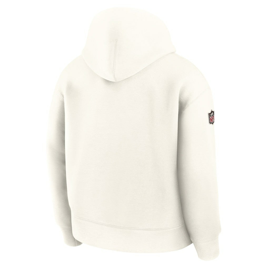 Arizona Cardinals 2025 Rivalries Collection Oversized Tech Fleece Hoodie - Natural Hoodies