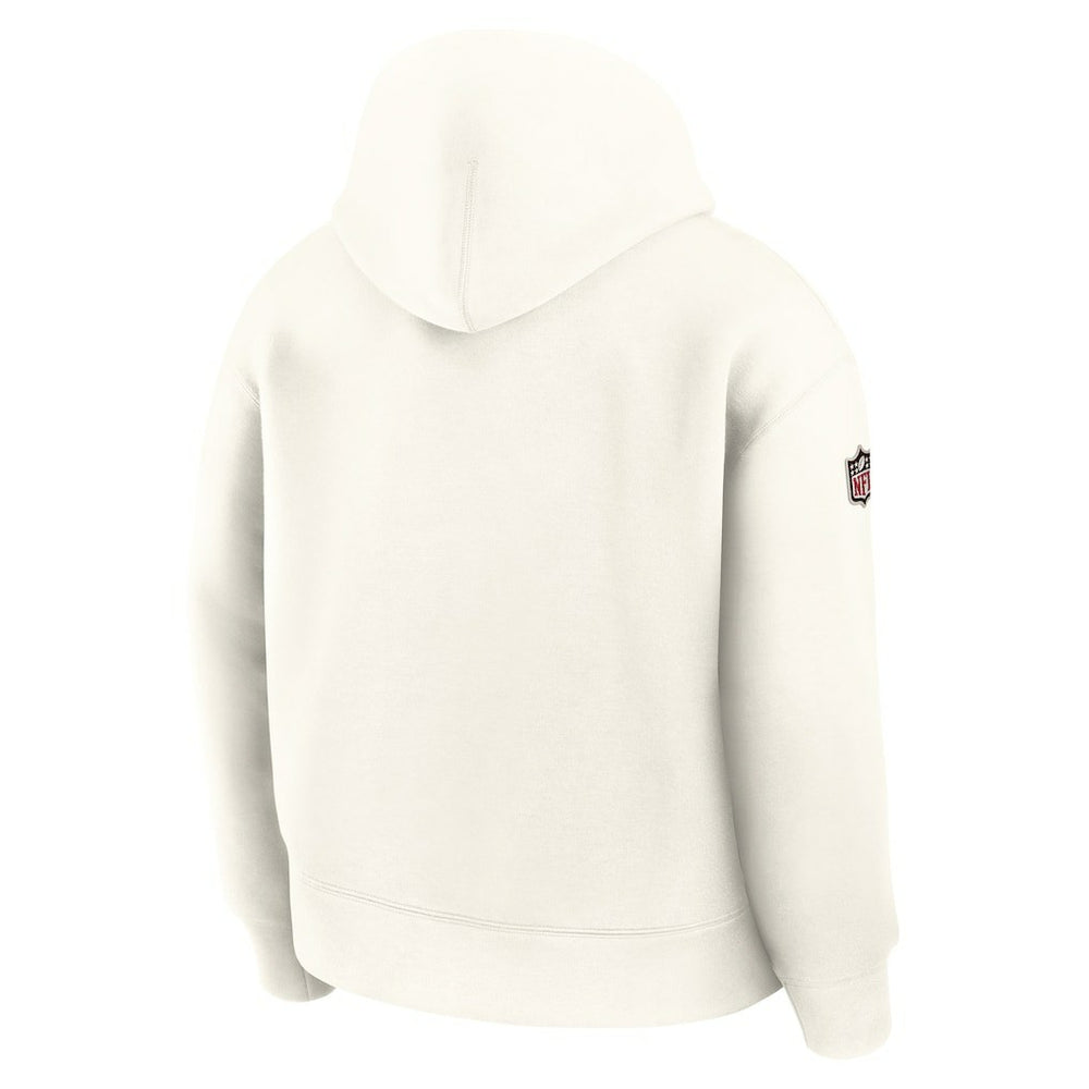 Arizona Cardinals 2025 Rivalries Collection Oversized Tech Fleece Hoodie - Natural Hoodies