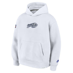 Buffalo Bills 2025 Rivalries Collection Oversized Tech Fleece Hoodie - White Hoodies