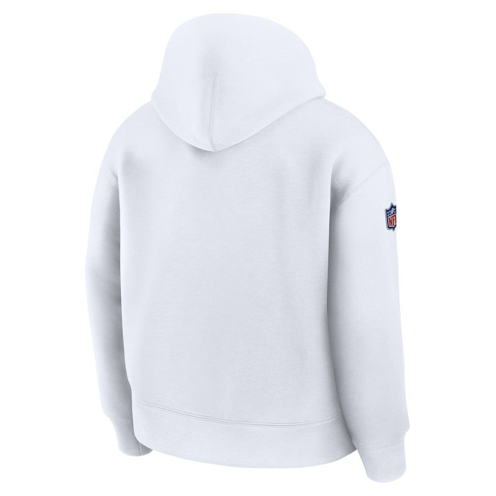 Buffalo Bills 2025 Rivalries Collection Oversized Tech Fleece Hoodie - White Hoodies