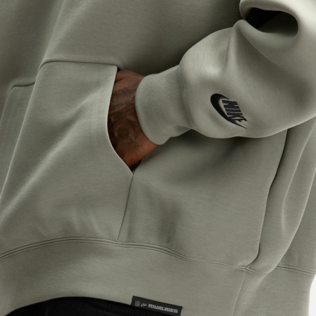 New York Jets 2025 Rivalries Collection Oversized Tech Fleece Hoodie - Gotham Green Hoodies