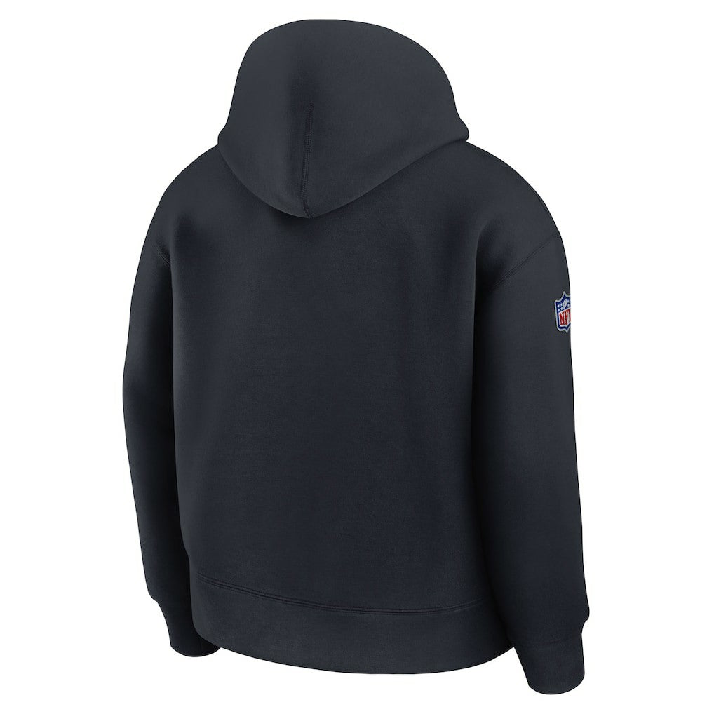 Miami Dolphins 2025 Rivalries Collection Oversized Tech Fleece Hoodie - Pitch Blue Hoodies