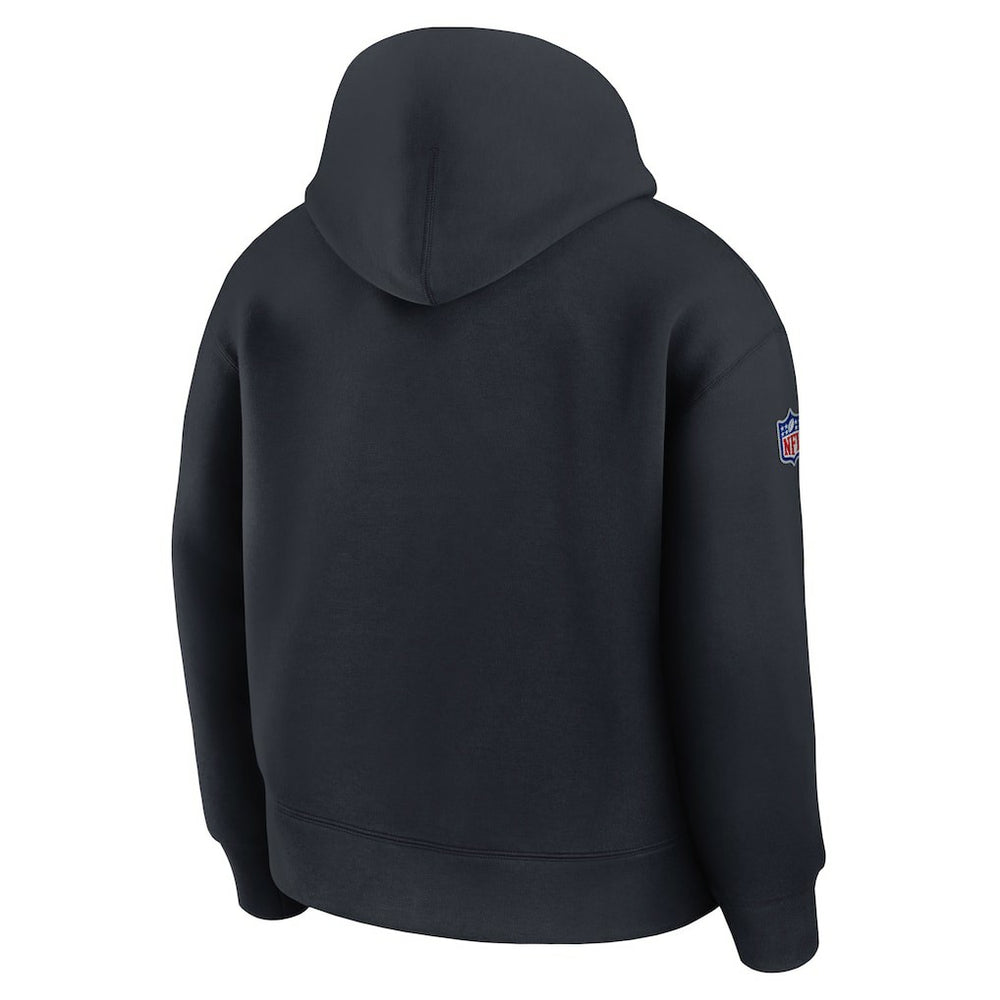 Miami Dolphins 2025 Rivalries Collection Oversized Tech Fleece Hoodie - Pitch Blue Hoodies